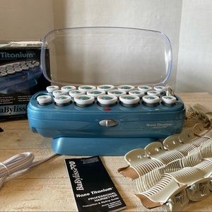 20 Piece BaByliss Nano Titanium Hot Rollers Open Box